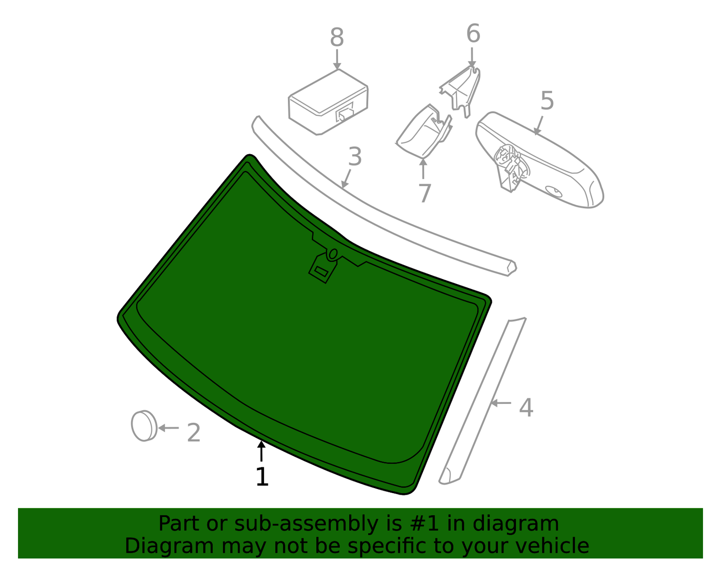 Discovery 3/4 Windscreen LR041461