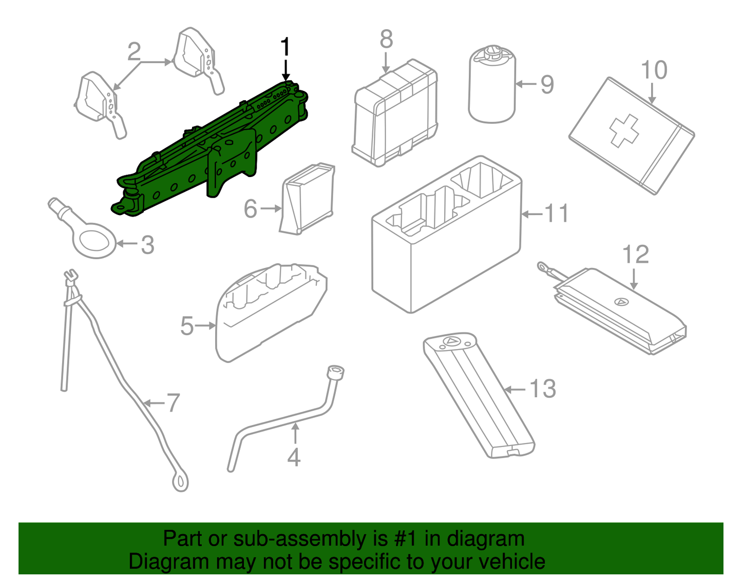Range Rover Sport Floor Jack (LR177978)