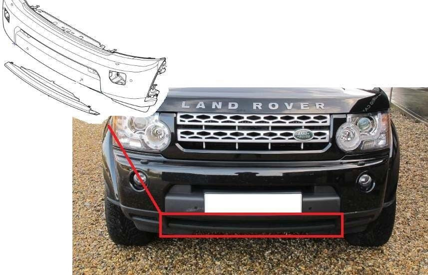 Discovery 4 front bumper towing hook cover LR014045