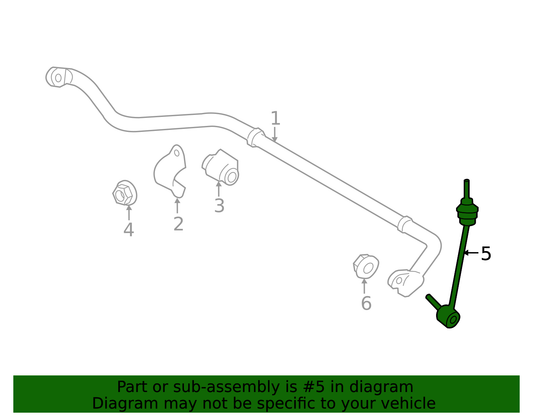 Front Anti-Roll Bar Drop Link - Discovery Sport L550 (LR024474)