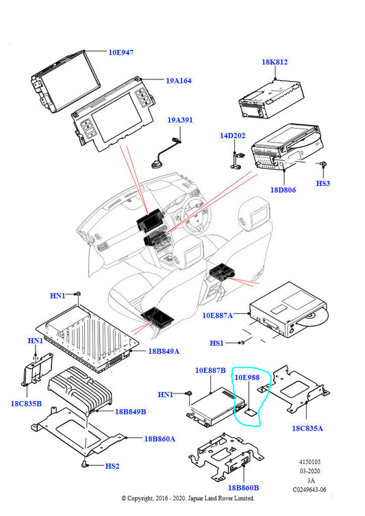 Navigation Memory Card - Discovery Sport L550 (LR080350)