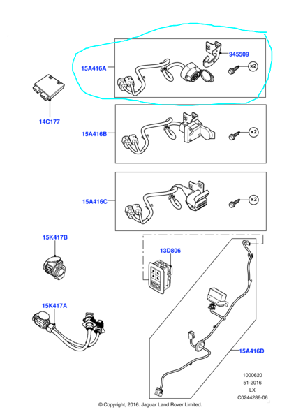 13-Pin Towing Electrics Kit - Range Rover Sport L494 (VPLWT0240)